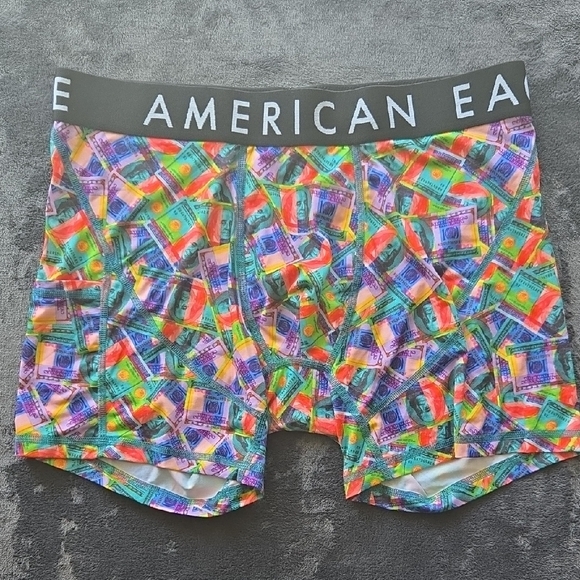 American Eagle Outfitters Boxer Briefs Money Print Design - Picture 1 of 5